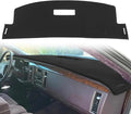 Dash Cover Mat Custom Fit for Cadillac Fleetwood Dashboard Pad Carpet Protector K305 (Black)