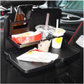 Foldable Car Food Tray Holder, Multi Functional Portable Backseat Tray Desk for Eating, Drinking and Writing, Laptop Work
