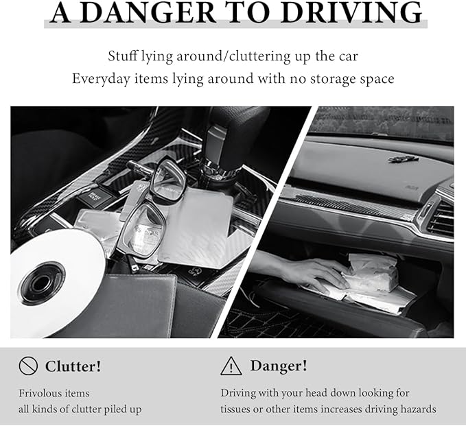 Car Trash Can, Foldable Small Hanging Trash Bin Waterproof Car Door Organizer, Multi-Function Leather Garbage Bag Mini Storage Can for Vehicle Back Seat & Side Door (Black)