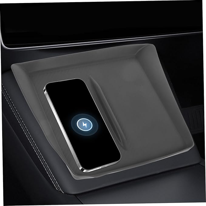 Cabilock Cordless Charging Silicone Pad for Skid Design Easy Installation Material for Effortless Charging Car Interior