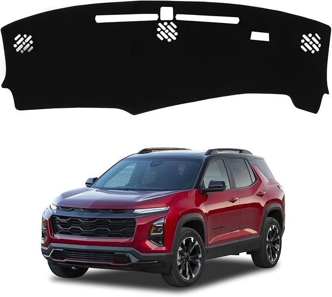 Dashboard Cover for 2025 2026 Chevy Chevrolet Equinox (Not for EV), Non-Slip Dashboard Protector & Sunshield, UV-Blocking, Anti-Glare Dash Mat Pad