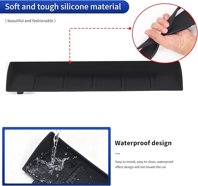 Co-Pilot Silicone Storage Box for 2024 2025 2026 Toyota 4Runner & Tacoma Dashboard Tray Dashboard Organizer Interior Modification Accessories (Dashboard Tray Silica Gel Pad)