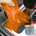 Ultimate Orange Car Cleaning Gel: Automotive Detailing Putty for Interior Care, Vent Cleaning, and Dust Removal Reusable Cleaning Slime for Car, Keyboard, and Camera, Car Travel Essentials