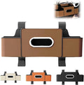 Car Organizers and Storage Box, Multifunctional Car Seat Back, Backseat Organizer, For Hold Phones, Snacks, Drinks, And Handbags (Brown)