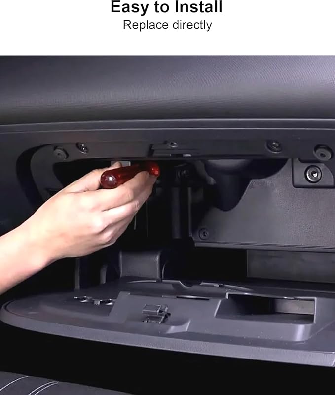 51166839000 Dash Glove Box Door Lid Cover Compatible With BMW X3 F25 2011-2017 X4 F26 2015-2018 Replace 51-16-6-839-000 51169242086, Glove Compartment Lid,Black