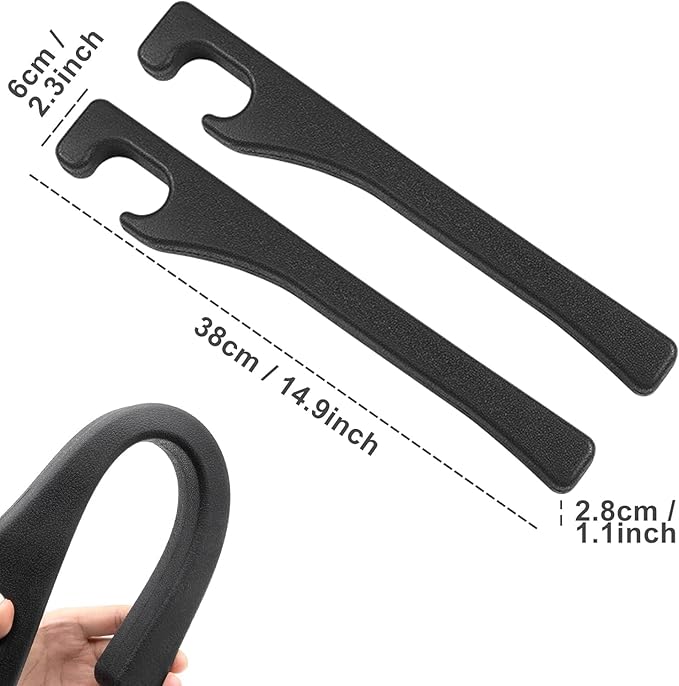 Asweir 2-Pack Car Seat Gap Filler – Universal PU Leather Car Seat Gap Cover, Designed to Fill Gaps Between Seats and Console. Car Seat Side Gap Filler Prevents Items from Falling