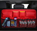 Trunk Organizer for Volvo XC90 XC70 XC60 XC40 V90 V70 V60 V40, Vehicle Hanging Back Seat Boot Bag Car Leather Cargo Storage Bags Waterproof Multifunction Accessories,D/Red
