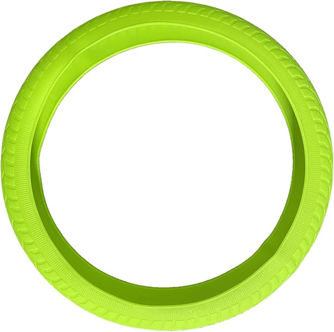 Universal Green Steering Wheel Cover：13.5 to 15 Inches Flexible Silicone Anti Slip Steering Wheel Protector Fit for Most Car Models Including Round D Shape or Special Shape