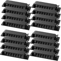 HOMSFOU 16pcs Self-Adhesive Cable Organizer for Cables Desktop and Compact Wire Management for Home Office Study