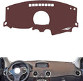 Leather Dashboard Cover Compatible with Renault Koleos 2009-2016，Dash Cover, Non-Slip Dash Cover, Dash mat Dashboard Cover, Interior Dash Covers