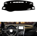 leather dashboard cover Compatible with Toyota Vios 2019，dash cover（black）