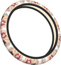 Cute Axolotl Lover Car Steering Wheel Cover, 15 Inch Steering Wheel Cover Stylish Decor for Most Cars