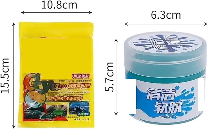 Car Cleaning Gel - Reusable Keyboard Cleaner & Vent Cleaner Slime for & Dirt Removal - Multiuse Air Gel for Automobile & Home Cleaning(G)