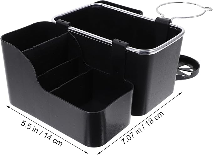 9334a Center Console Organizer Storage Box Multifunctional Armrest Container with Smooth Sliding Design Car Interior Organizer for Phones Coins and Accessories Compatible with