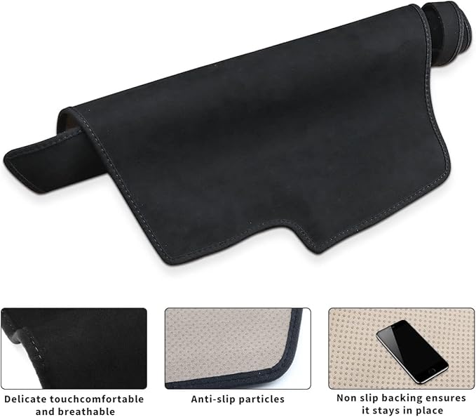 auovo Dashboard Cover Mat Compatible with Toyota Camry 2007-2011 Accessories Sunshade Protector Anti-Slip Dash Carpet Cover