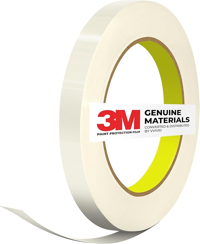 VViViD 3M Clear Paint Surface Protection Vinyl Wrap 1 Inch Wide Tape Roll (1 Inch x 96 Inch)