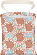 AXZOPDE Cute Car Trash Can, Hanging Canvas Car Back Seat Organizer and Storage Bag, Funny Car Trash Bag for Travelling, Outdoor Cute Brown Capybara