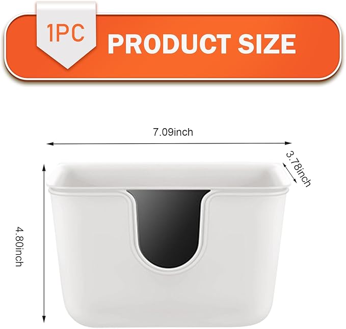 Car Trash Can, Multifunctional Double-Layer Seat Back Hanging Mini Trash Bin, Leak-Proof Waterproof Small Garbage Can for Cars, Universal Car Organizers and Storage Accessories (White)