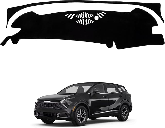 Dash Cover Mat Compatible with Kia Sportage 2023 2024 2025 (NQ5) Car Interior Dashboard Cover Mat Nonslip Dashmat Sunshade Glare UV Rays Protector Accessories Custom Fit