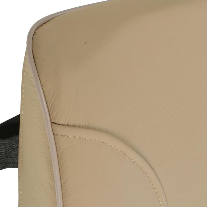 BDK Universal Fit Cushioned Back Car Support Lumbar - (Beige)