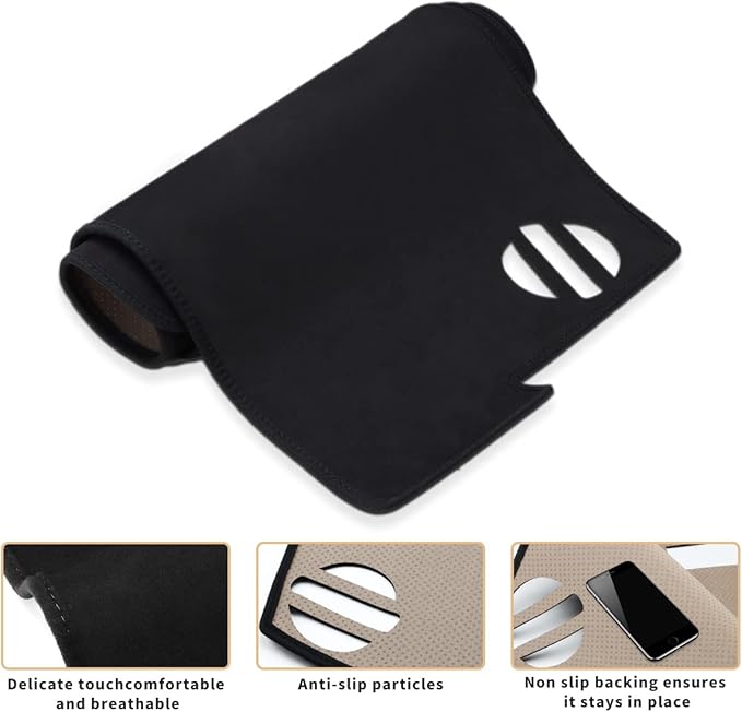 auovo Dashboard Cover Mat Compatible with Toyota Camry 2018-2023 2024 Accessories Sunshade Protector Anti-Slip Dash Carpet Cover