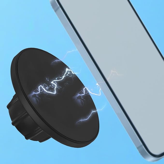 Magnetic Phone Mount Base, 0.67 Inch/17mm Phone Holder Ball Head Socket Accessories Compatible with iPhone 16 15 14 13 12 for Car Dashboard Air Vent Windshield Attachment
