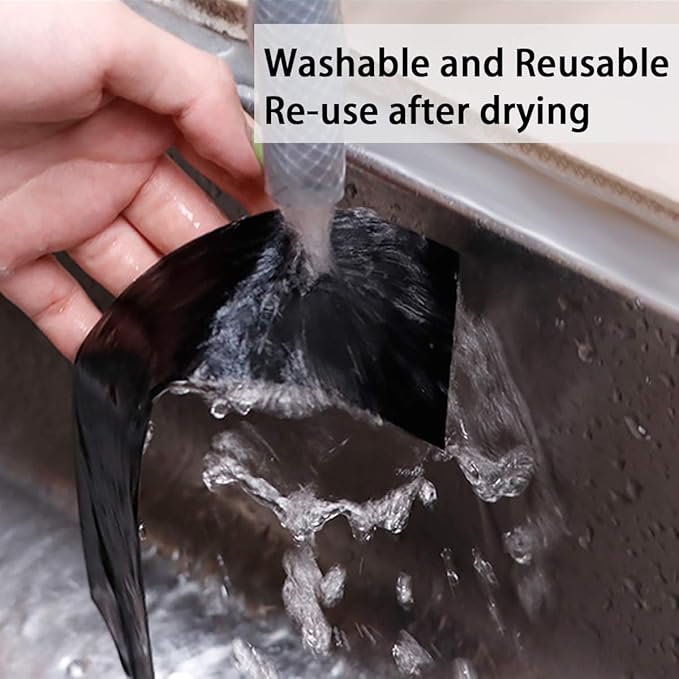 DGSL Car Door Edge Guards Door Sill Protector, 1.2In x 33Ft 5D Carbon Fiber Car Wrap Film, Vinyl Automotive Wrap Film Anti-Collision Fits for Most Car(Black)