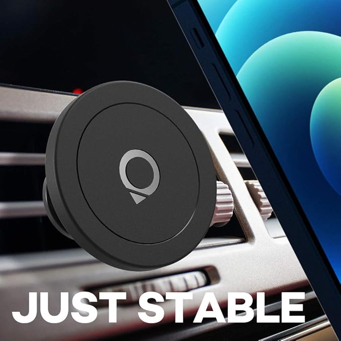Magnetic Adapter Compatible with MagSafe Case and iPhone 16 15 14 13 12 Pro Max Mini, Attached to Old Magnetic Car Phone Mount Holder No Metal Plate Needed