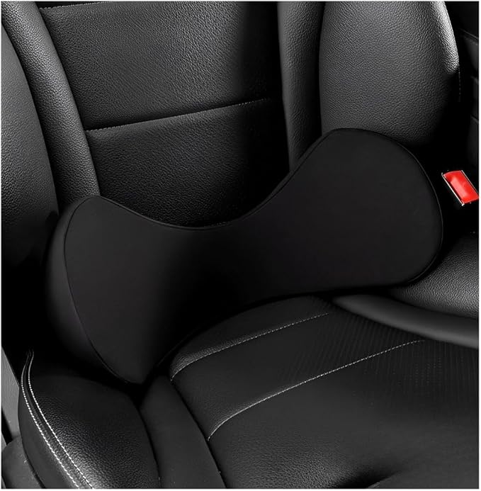 Car Seat Cushion for Driving, Memory Foam Lumbar Support Pillow for Sciatica & Lower Back Pain Relief, Ergonomic Comfort Driver Seat Cushion for Car Home Office Chair