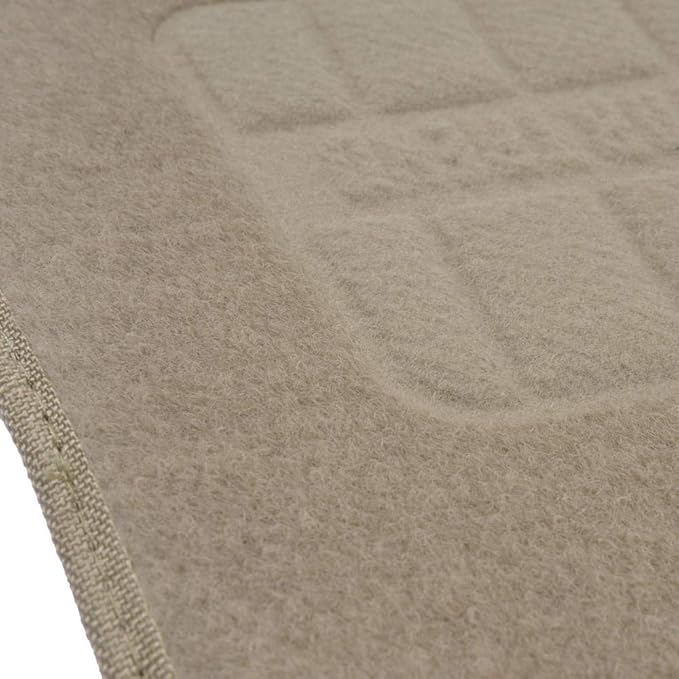 Motor Trend FatRug Premium Carpet Car Floor Mats - Thick Robust Auto Gear, Universal Fit for Your Car Truck or SUV, Beige