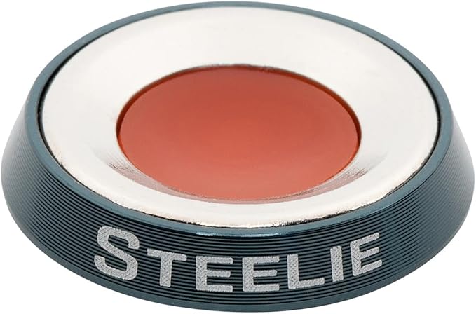 Nite Ize Steelie Magnetic Phone Socket - Additional Magnetic Cell Phone Socket Mount for Steelie Phone Mounting Systems - Simple Adhesive Socket Compatible with Steelie Phone Holders