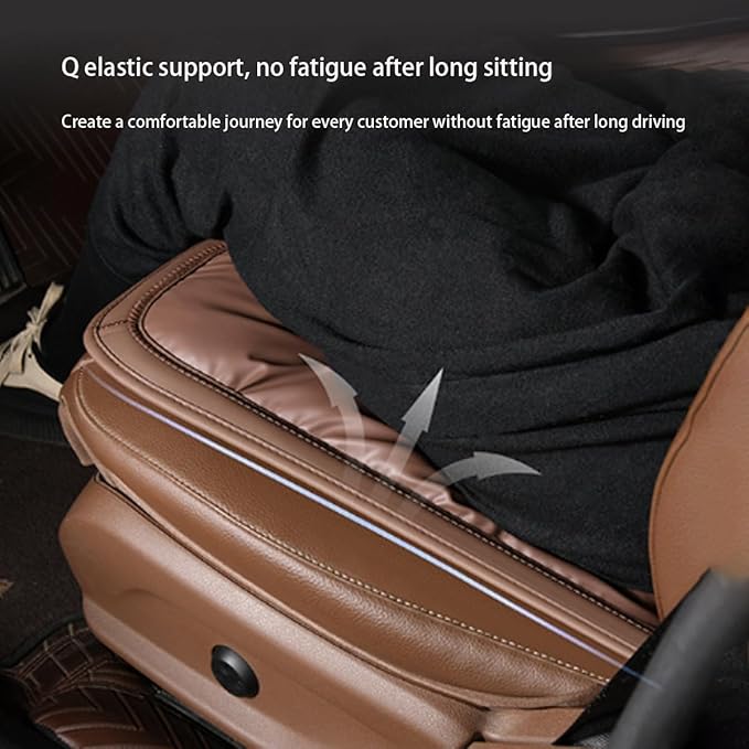 Car Seat Cushion,Personalized Lumbar Support Cushion (White,Single Seat Cushion)