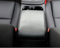 Custom Interior Accessories for E-PACE EPACE 2018 2019 2020 2021 2022 2023 PU Leather Center Console Armrest Box Cover Armrest Cushion Central Armrest Protector Pad(Carbon Fiber)