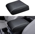 INTGET Center Console Cover for 2026 Toyota Tacoma Accessories 2024 2025 & 2025 2026 4Runner Accessories Leather Car Middle Armrest Arm Rest Box Lid Seat Protector Cushion(Carbon Fiber Texture, 2024+)