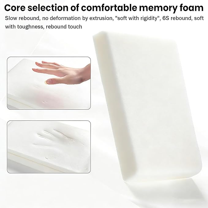 Car Center Console Cover for Jeep Cherokee Trailhawk (2018–2023), Slow Rebound Middle Armrest Seat Box Cover Protector Strong Support Cushion Pad,A/32 * 22 * 5cm