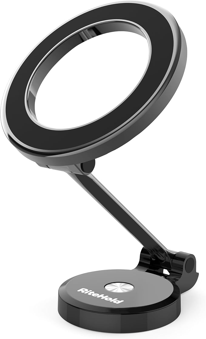 Magnetic Phone Holder for Car: for MagSafe Mount 360° Rotation - Ultra-Strong Magnets Car Phone Holder- All-Metal Cell Phone Holder for iPhone 16/15/14/13/12 Series