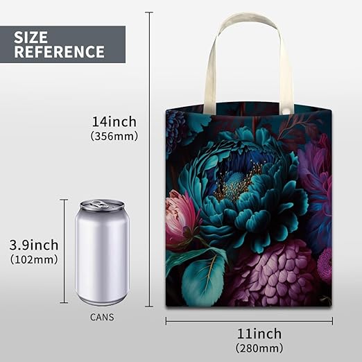 ABUIFDK Car Trash Can, Cute Car Trash Bag, Hanging Car Organizer and Storage Bag, Trash Bin for Car Accessories, Vehicle, Travelling, Camping Cute Beautiful Flowers