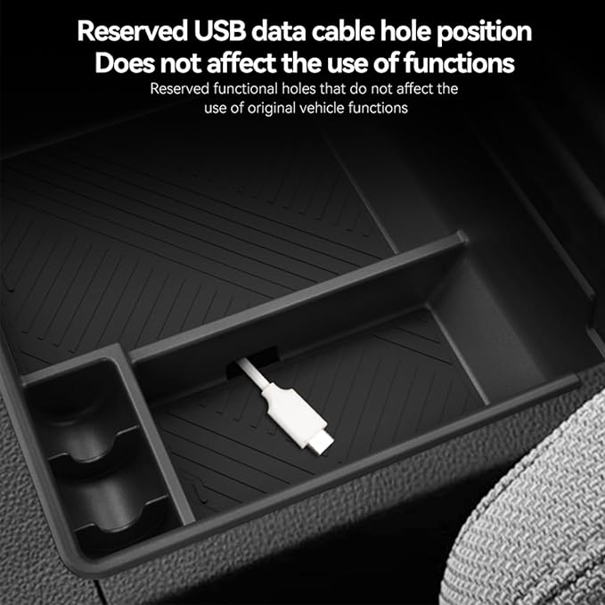 JIADIANYOU Center Console Organizer Compatible with 2025 2026 Toyota 4Runner - Center Console Armrest Storage Box Tray for Toyota 4Runner Accessories 2025 Upgraded