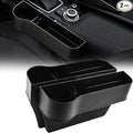 XUKEY Car Seat Gap Filler Organizer Multifunctional Car Side Seat Gap Filler Console Side Storage Box Holders for Sunglasses, Phone, Keys Car Accessories (2 Pack)