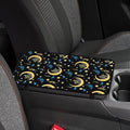 1pc Center Console Armrest Cover Pad 12.6x7.5 inch Moon Star Neoprene Car Armrest Cushion Waterproof Armrests Seat Box Cover Protector for Universal Cars Vehicles SUVs