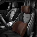 Car Headrest & Lumbar Support Cushion, Ergonomic Car Seat Headrest & Lumbar Cushion, Car Lumbar Support Pillow and Car Neck Pillow Kit for Office Chair, Truck, Wheelchair (Coffee)