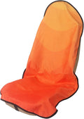 nbnhxnff Sweat Towel Car Seat Cover Protector Front Seats for Gym Workout, Running, Swimming, Beach and Hiking, Waterproof Universal Seat Cover for Car, Trucks, Van & SUV (Orange, 1pcs Front Seat)