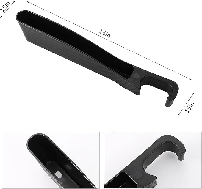 Yvey Car Seat Gap Filler, 2 Pack Universal Car Seat Gap Organizer Between Seats, Car Seat Crevice Blocker for Tightly Filling Seat Gaps