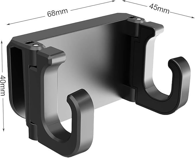OATSBASF Seat Back Hooks for Tesla Model 3 Model Y 2017-2024, Headrest Foldable Hooks Car Bag Hook Stylish Back Seat Hanger Designed for Tesla Model 3 Y Accessories (2 Pack)