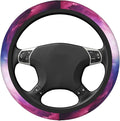 Steering Wheel Cover Polyester Thick Non-Slip Car Steering Wheel Cover Protector Universal 15 Inch, 3D Magical Nebula
