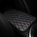 Universal Armrest Cover 32 * 19cm Car Center Console Armrest Cushion Center Armrest Pad Bling Glitter Car Armrest Protection Car Center Console Pad for SUV/Truck/Vehicle Armrest Mat