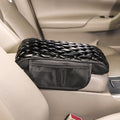 Memory Foam Car Armrest Cushion, Luxury Auto Center Console Arm Rest Cover for Car Bling Accessories Interior Center Consoles Organizers and Storage Box Handrest Pad Diamond Universal, Black