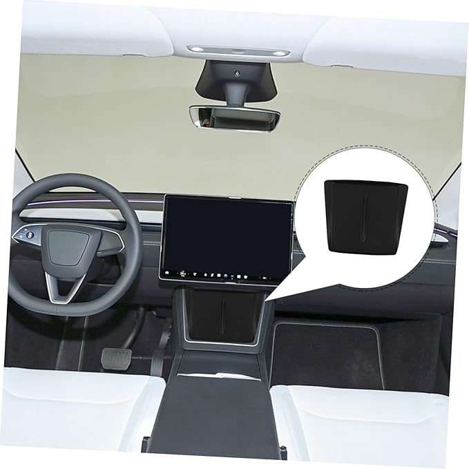 NUOBESTY Wireless Charging Pad for y Silicone Car Mat Center Console Accessory Phone Holder Slip Surface