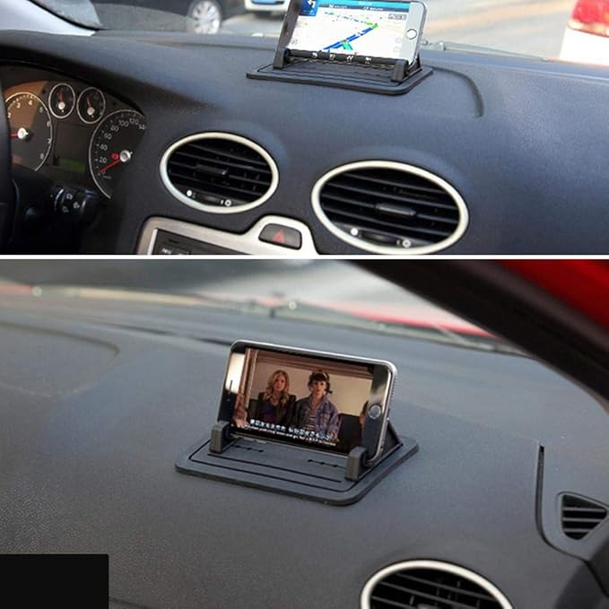 Keenso Silicone Car Phone Holder Pad Mat Dashboard Antislip Stand Cell Phone Mount Holder Dash Adjustable for Smartphone Table