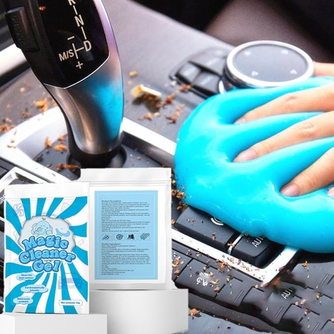 Car Cleaning Gel Soft Glue Car Air Outlet Vacuum Mud Multi-function Keyboard Gap Cleaning Mud Car Gap Cleaner Soft Gel